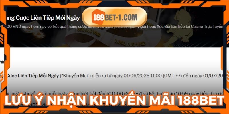 Thu thập ưu đãi 188BET với một vài lưu ý quan trọng cho người chơi
